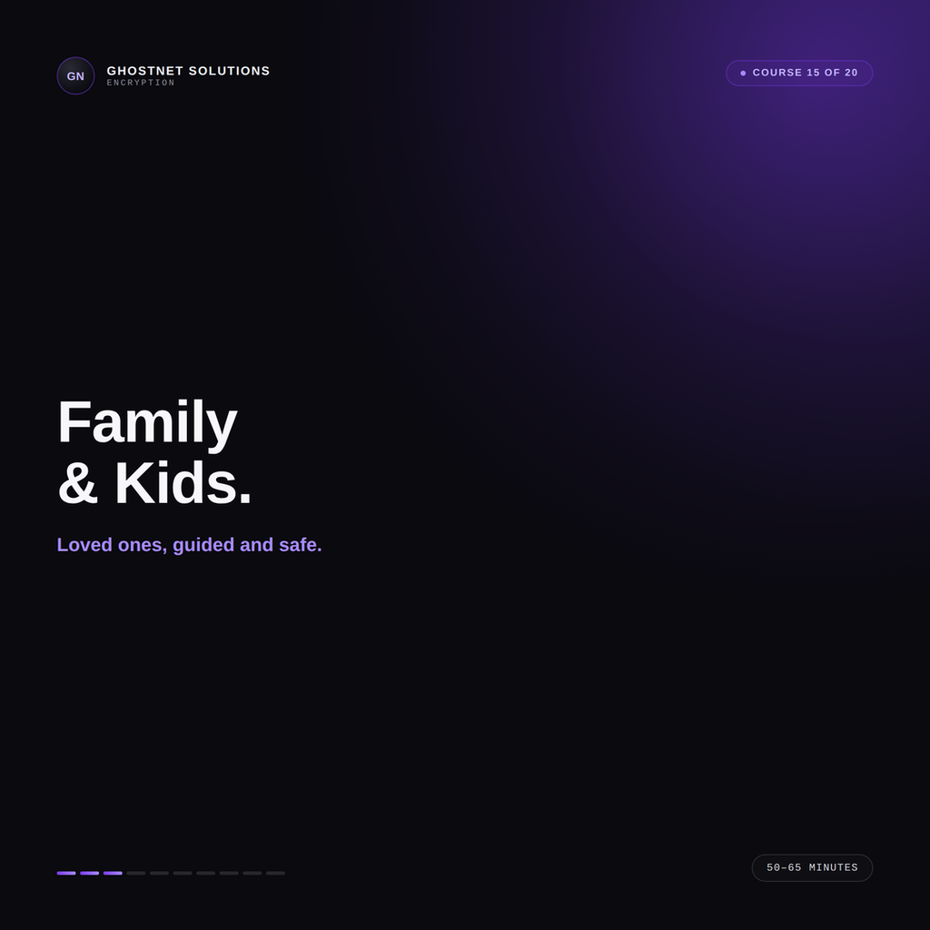 Family & Kids’ Online Safety - Cyber Fundamentals Course 15