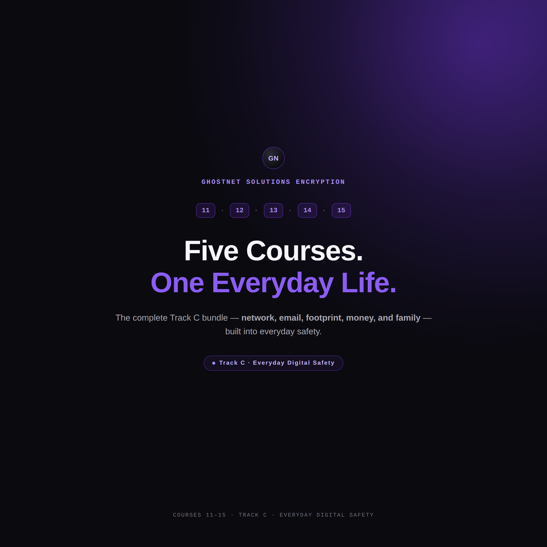 Everyday Digital Safety - Track C Bundle (5 Courses) - Cyber Fundamentals